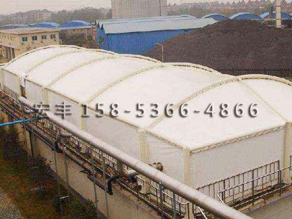 膜结构污水池加盖